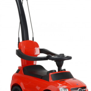 Chipolino Mercedes AMG GLE 63 bébitaxi tolókarral és kupolával - piros