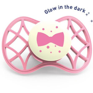 Nuvita Air.55 Cool! éjszakai fogszabályzós cumi védőkupakkal 6hó+ - Glow Flamingo - 7084