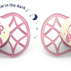 Nuvita Air.55 Explorer éjszakai cumi 6hó+ (2db) - lányos - 7087