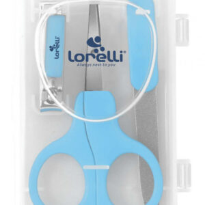 Baby Care manikűr szett tartóban - kék