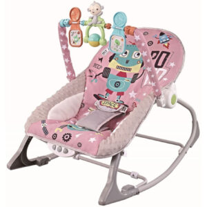 Chipolino Baby Spa rezgő-zenélő pihenőszék 9 kg-ig - Pink