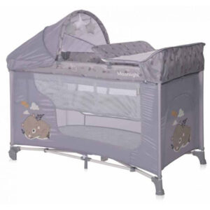 Lorelli Moonlight 2 Plus multifunkciós utazóágy - Grey Dream