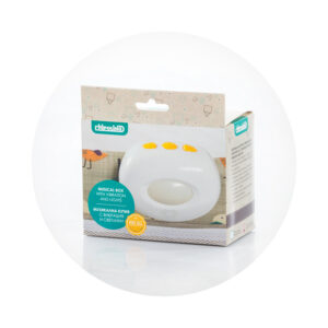 Chipolino Rezgő és zenélő egység fényekkel, fehér