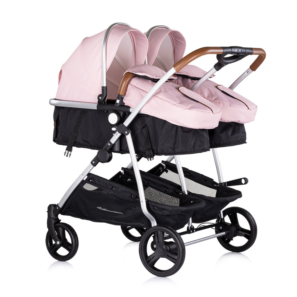 Chipolino Duo iker babakocsi 15kg-ig Pink