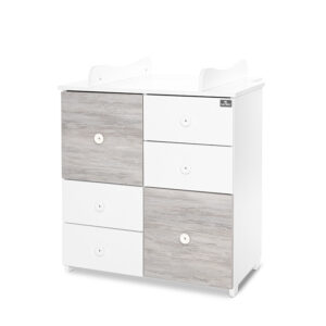 Lorelli Cupboard pelenkázó komód - White/Artwood