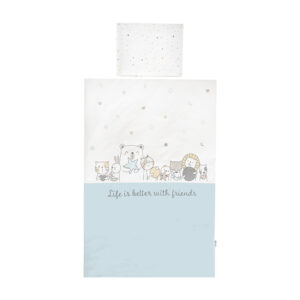 Lorelli 3 részes ágynemű garnitúra - Happy Friends Blue