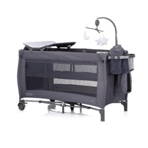 Chipolino Bella multifunkciós utazóágy - anthracite