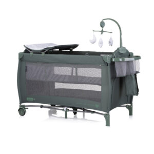 Chipolino Bella multifunkciós utazóágy - basil