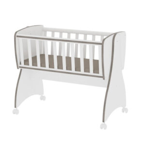 Lorelli First Dreams ringatható bölcső 105x55 - White / String New