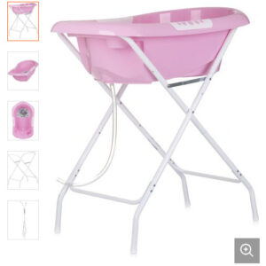 Chipolino Noemi kád leeresztő dugóval 87 cm - pink