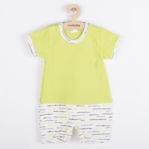 Baba pamut nyári kezeslábas New Baby Summertime fiú