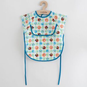 Baba előke-kötény New Baby 42 x 35 cm kék