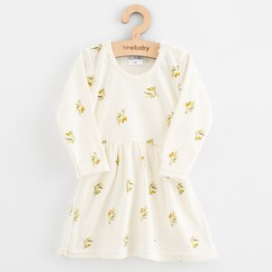 Baba Biopamut hosszú ujjú ruha New Baby Olives