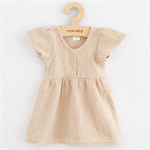 Baba muszlin ruha New Baby beige