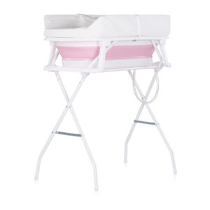 Chipolino Sonata kád + állvány pelenkázólappal - Pink